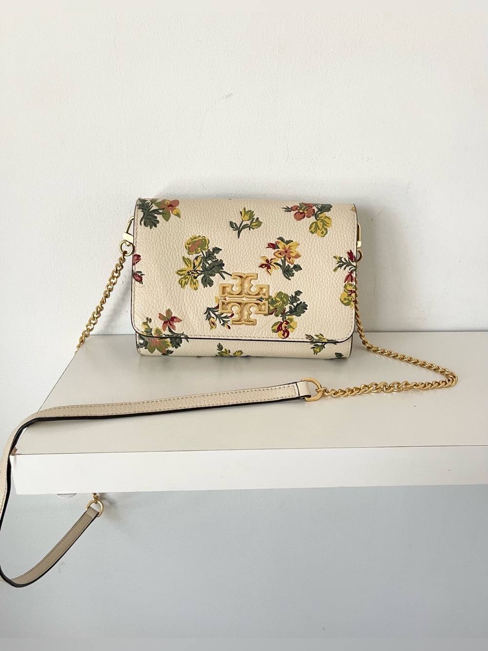 Tory Burch Britten Floral Crossbody Bag